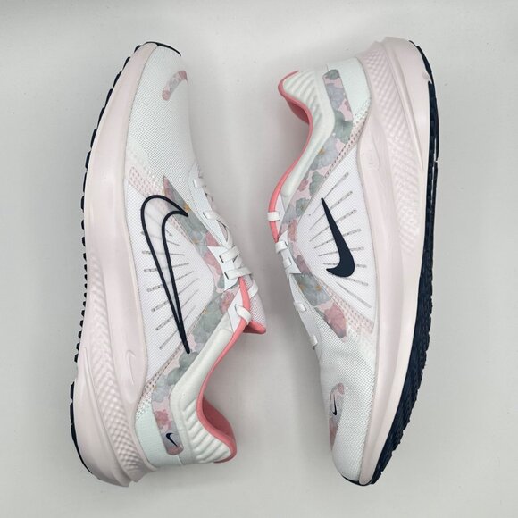 Nike Quest 5 PRM White Navy Pearl Pink Running Shoe FB6944-100 Womm 12 /Men 10.5 - Picture 8 of 12